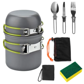 8 Camping Cookware Sets Camping Stove Cookware Sets (Option: Style1)